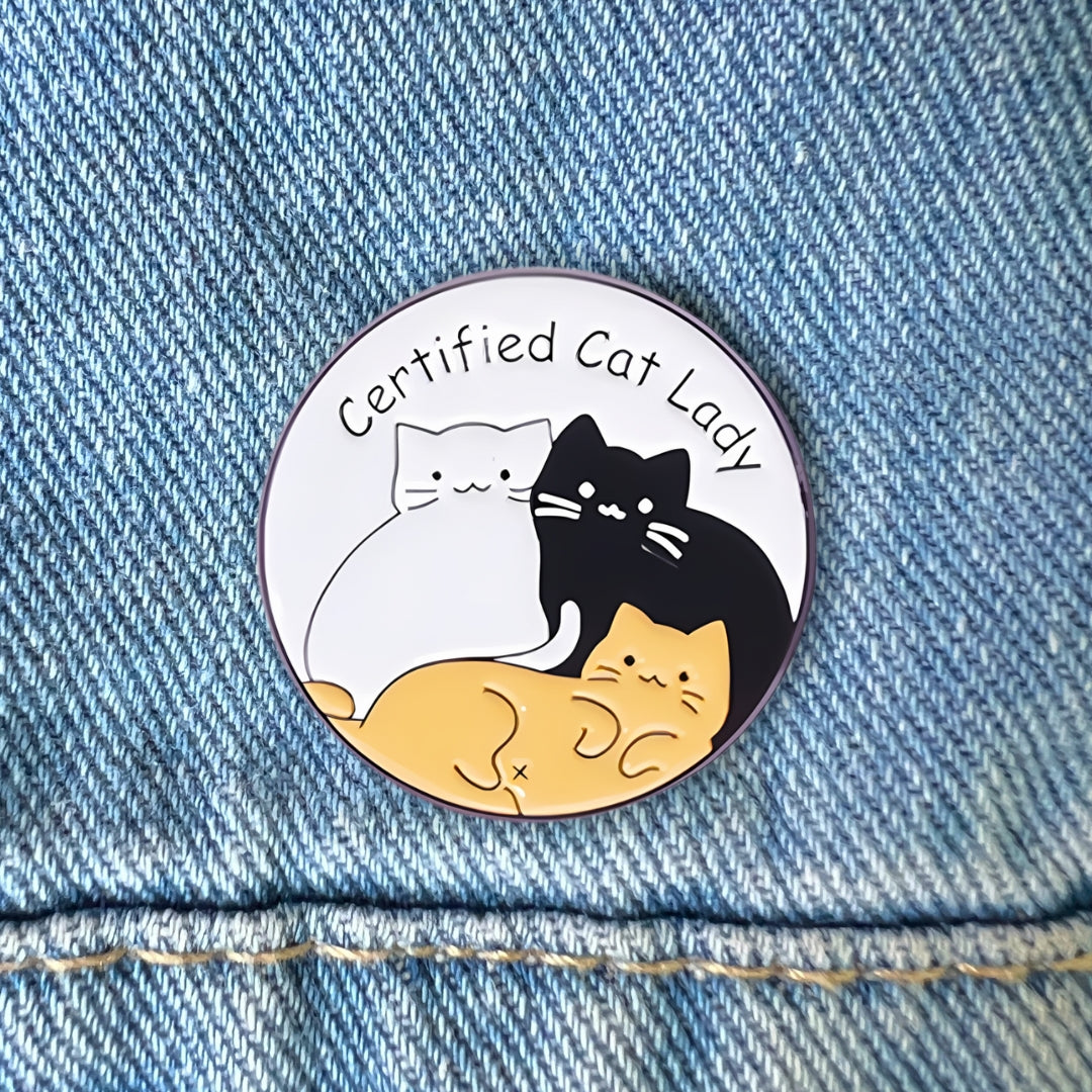 Pin Certified Cat Lady