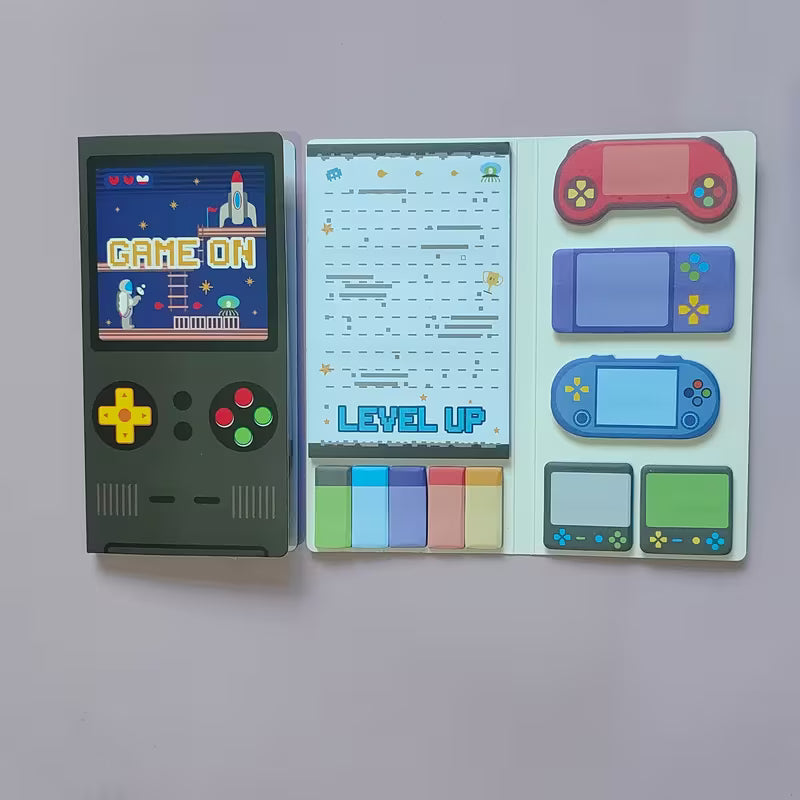Set de Post-its con motivo de video juegos