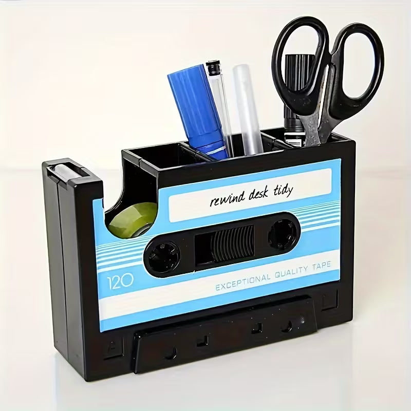 Dispensador de cinta adhesiva con forma de Cassette