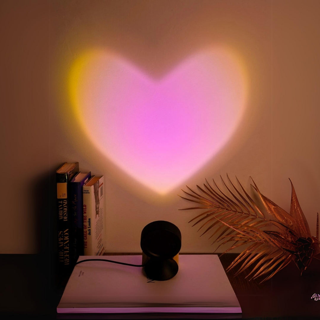 Lámpara / Reflector con luz de corazón