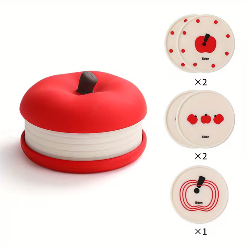Posavasos de Manzana (Set 5 + Base)