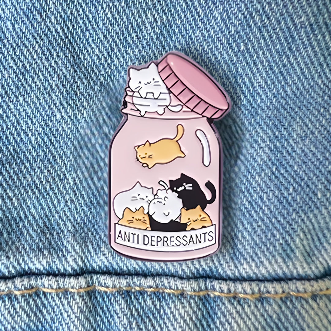 Pin Antidepre Cats