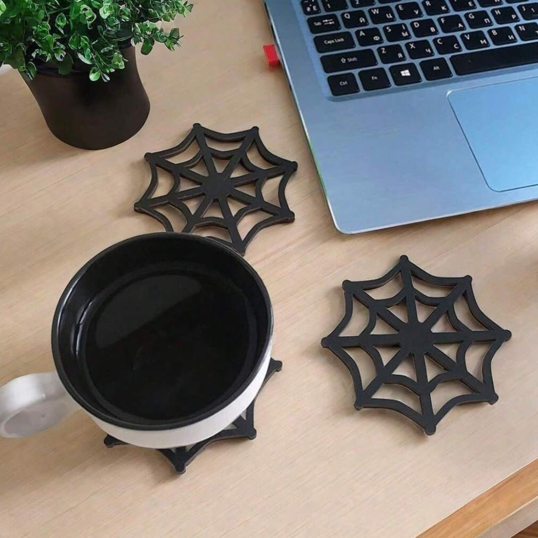 Posavasos Halloween (Set de madera de 6)