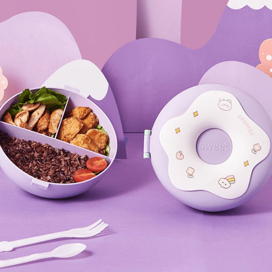 Vianda de comida en forma de Dona