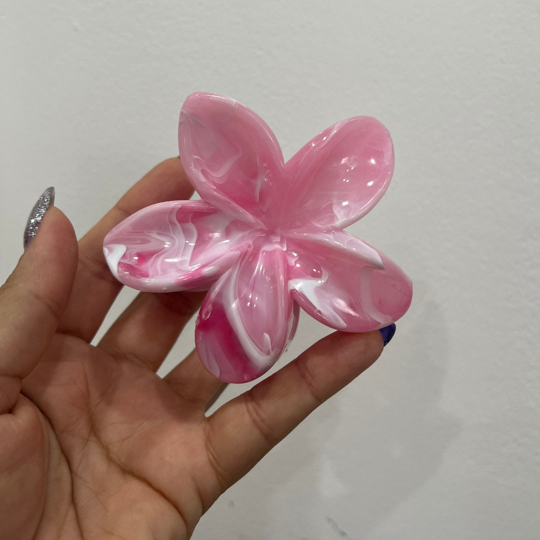 Pinzas para cabello en forma de flor