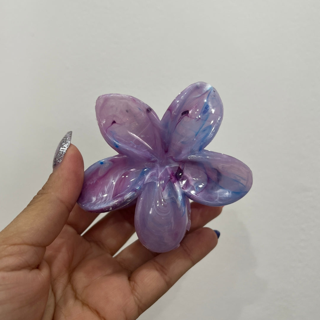 Pinzas para cabello en forma de flor