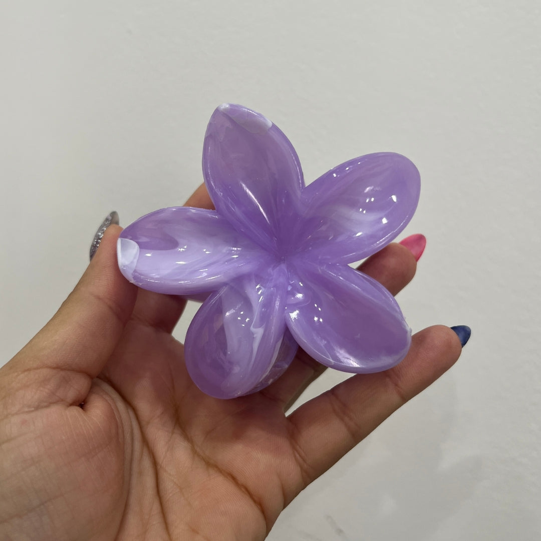 Pinzas para cabello en forma de flor