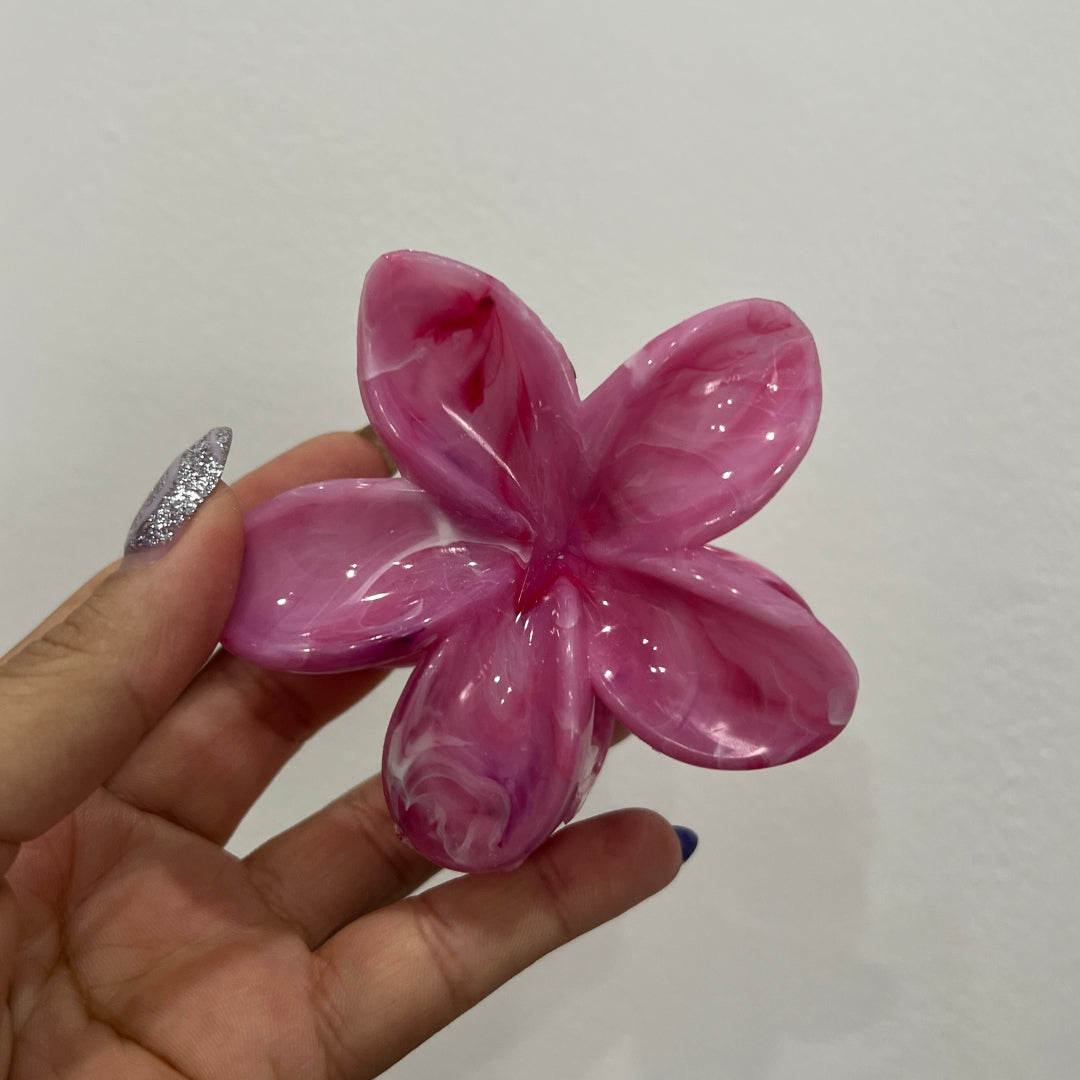 Pinzas para cabello en forma de flor