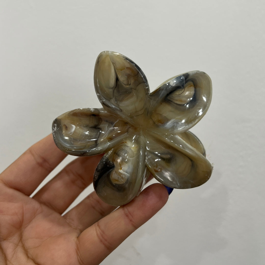 Pinzas para cabello en forma de flor