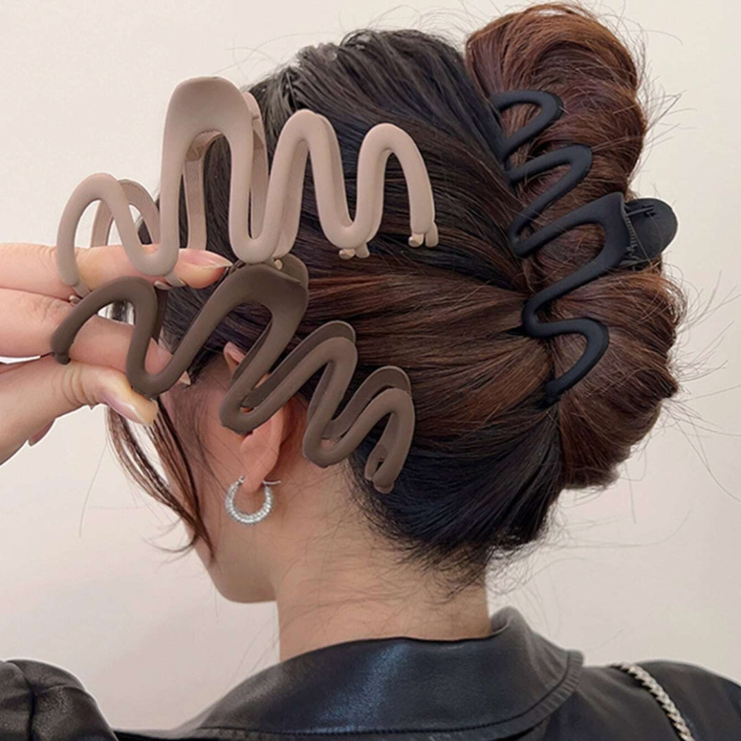 Pinzas para cabello forma ondulada