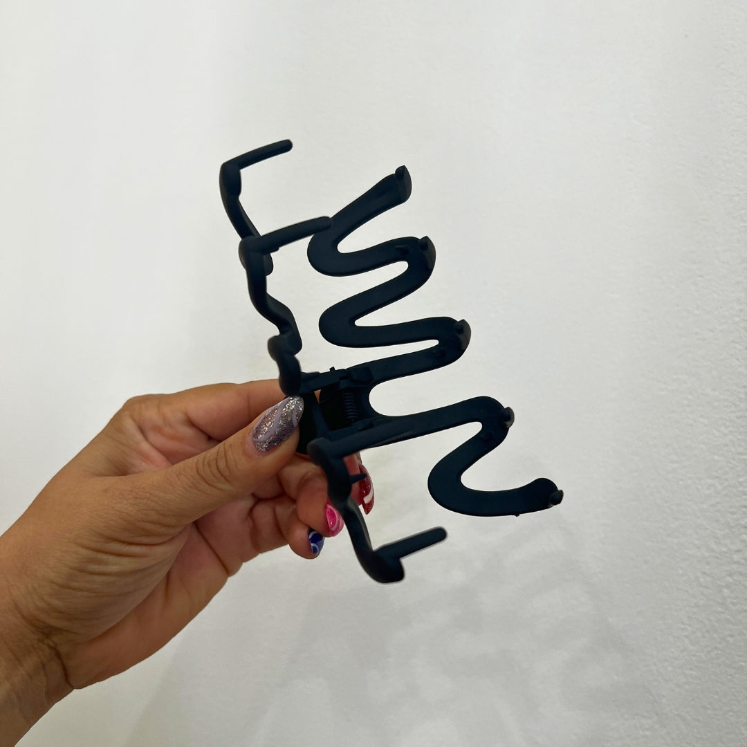 Pinzas para cabello forma ondulada