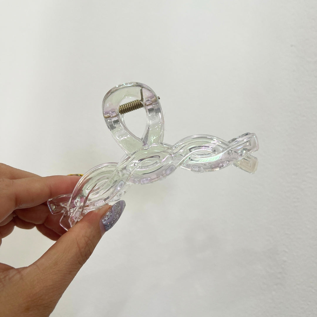 Pinzas para cabello tornasol