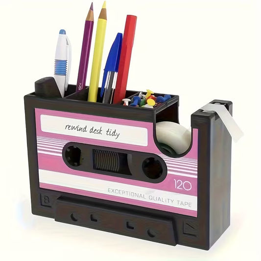 Dispensador de cinta adhesiva con forma de Cassette