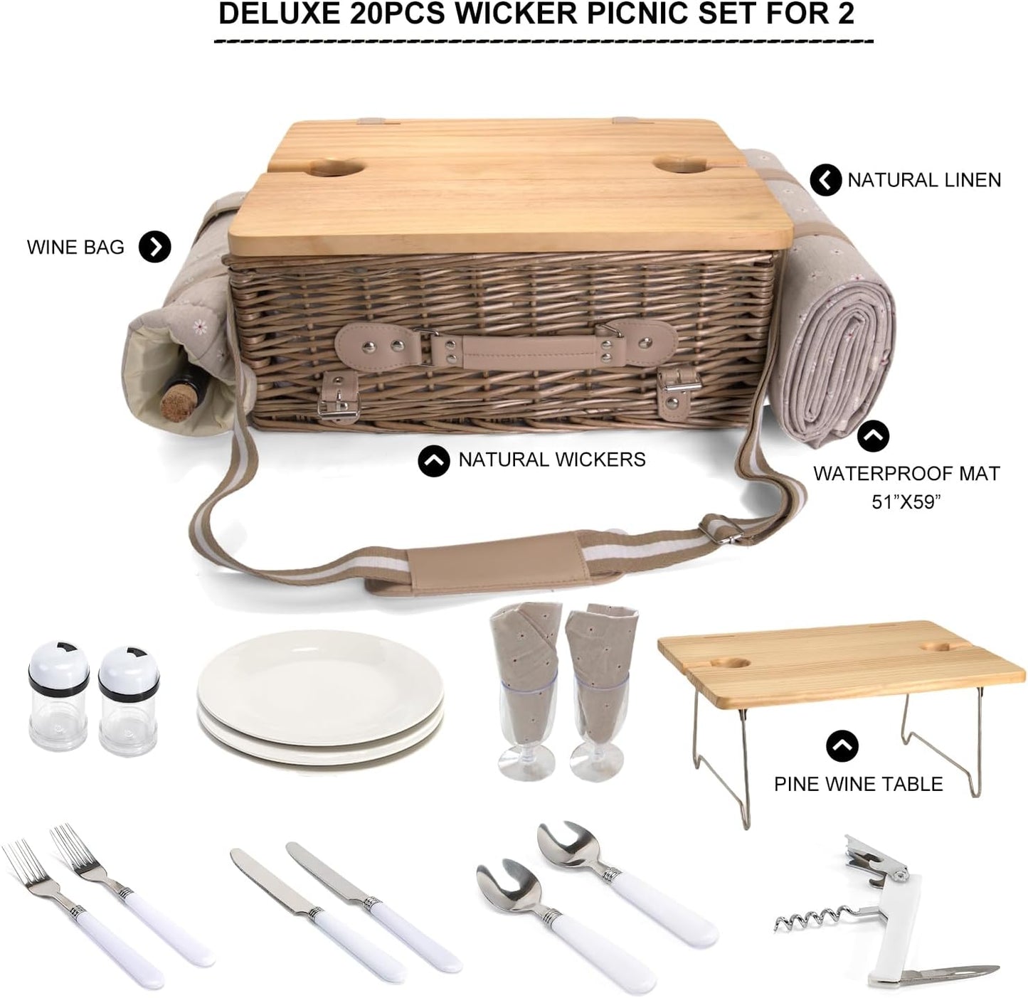 Cesta para Picnic