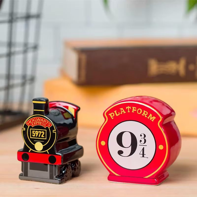 Salero y Pimentero tren y plataforma 9 3/4 (Harry Potter)