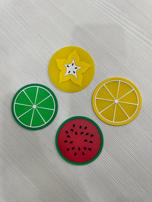Posavasos de Frutas (Set 4)
