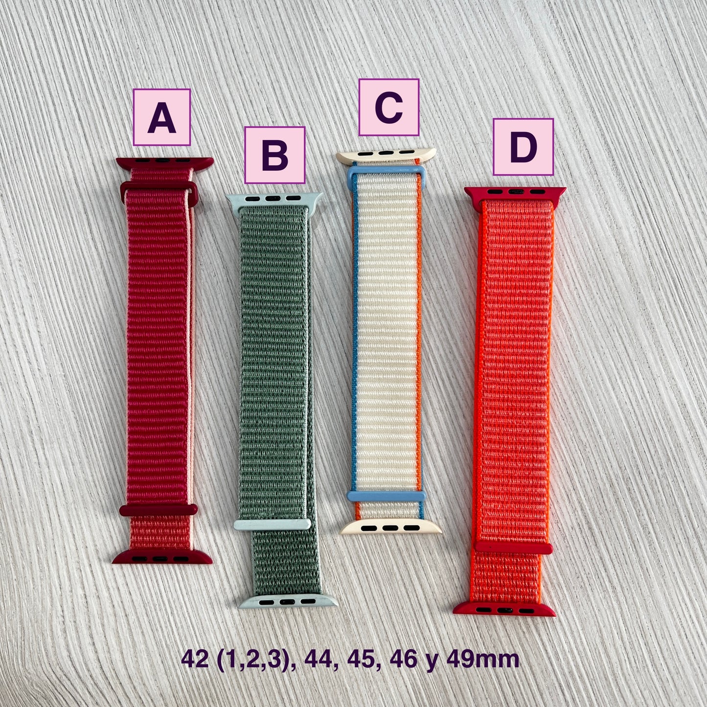 Correas Nylon Unicolor