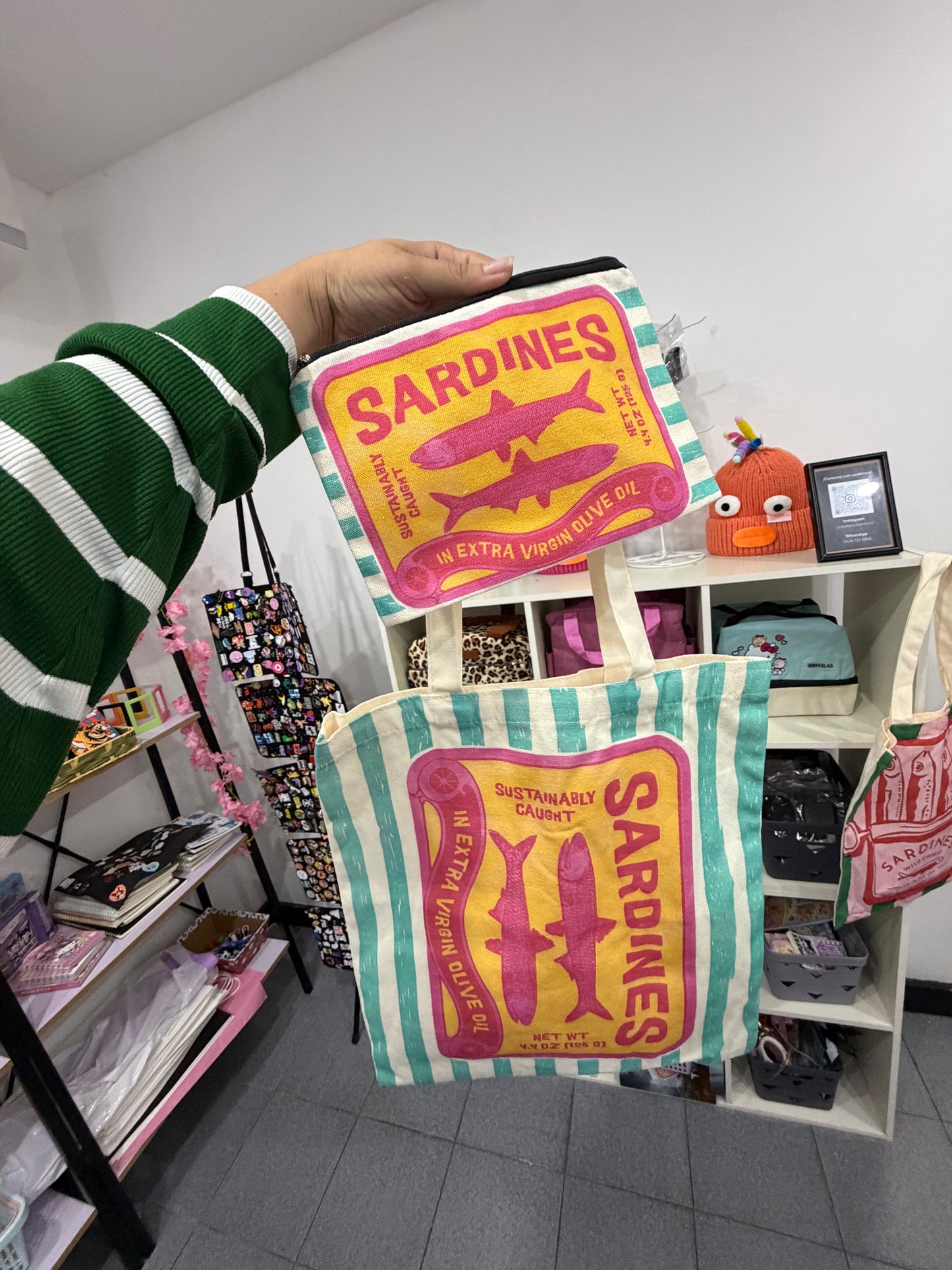 Tote Bag + Estuche de Sardinas #1