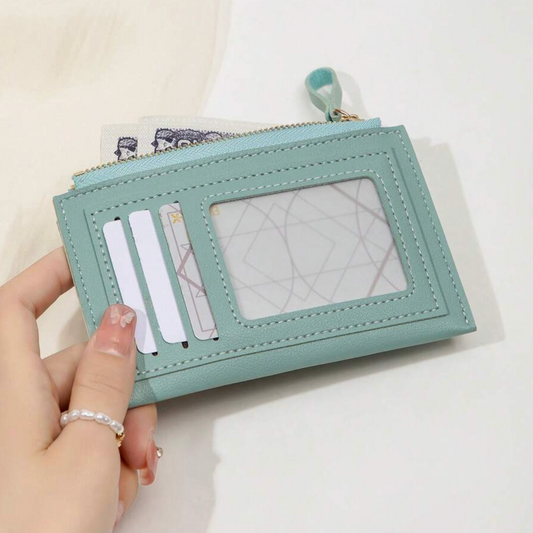 Tarjetero Verde Agua