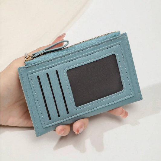 Tarjetero Azul Claro