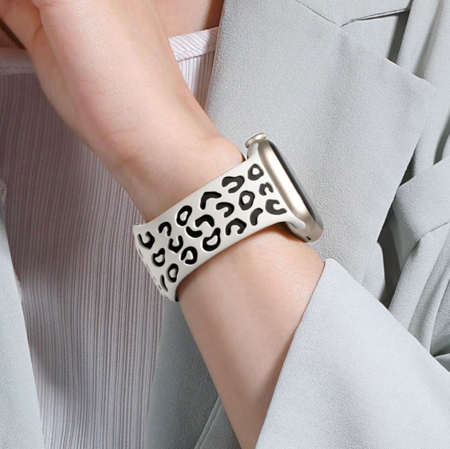 Animal Print Silicon Band